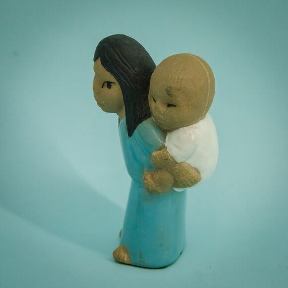 Vintage 1970s Lisa Larson East Ost Gustavsberg Stoneware Clay Ceramic Asian Girl - Picture 2 of 7